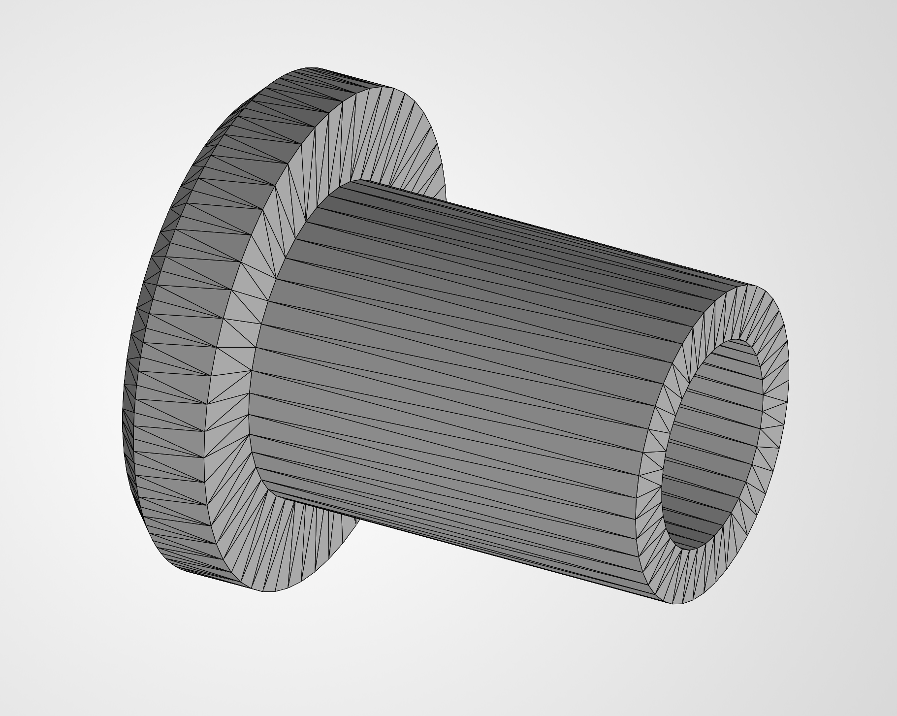 SolidWorks model of the Daytona 675 rear fuel-tank bushing